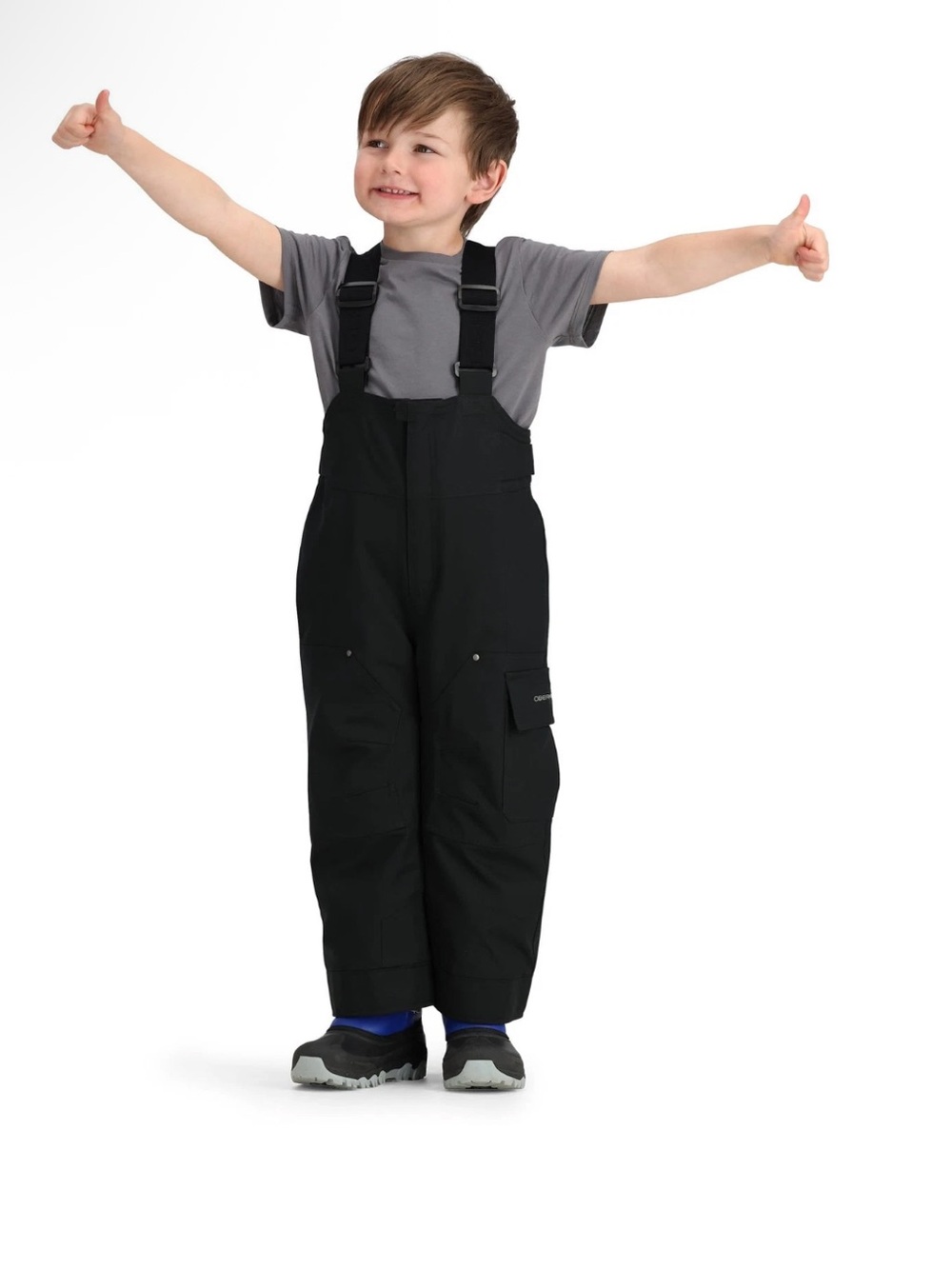 Obermeyer Kid’s Black Volt I-Grow Bib Snow Pants Size 5
